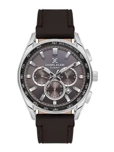 Daniel Klein Men Dial & Leather Straps Analogue Watch DK.1.13902-2