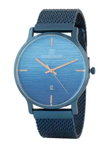 Daniel Klein Men Printed Dial & Bracelet Style Straps Analogue Watch DK12125-6