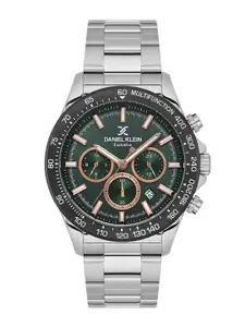 Daniel Klein Men Round Dial & Bracelet Style Straps Quartz Analogue Watch DK.1.13852-2