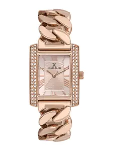 Daniel Klein Women Dial & Stainless Steel Bracelet Style Straps Analogue Watch DK.1.13895-5