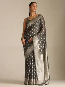 Soch Woven Design Zari Tussar Saree