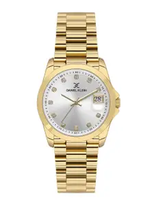 Daniel Klein Women Embellished Dial & Bracelet Style Straps Analogue Watch DK.1.13830-4