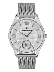 Daniel Klein Premium Men Silver-Toned Dial Analogue Watch DK.1.13267-1