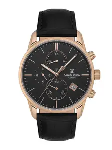 Daniel Klein Men Dial & Leather Straps Analogue Watch DK.1.13834-5