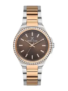 Daniel Klein Women Embellished Bracelet Style Straps Analogue Watch DK.1.13500-5