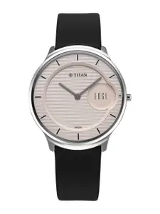 Titan Men Dial & Leather Straps Analogue Watch 1843SL02