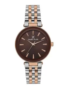 Daniel Klein Women Round Shaped Bracelet Style Straps Analogue Watch DK.1.13631-6