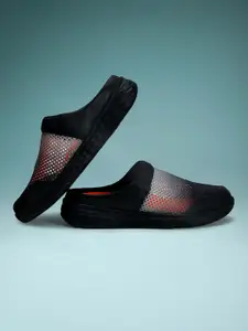 KazarMax Men Summer Breeze Grey Black Ombre Mule