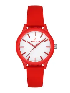 Daniel Klein Women Leather Straps Analogue Display Watch DK.1.12866-2