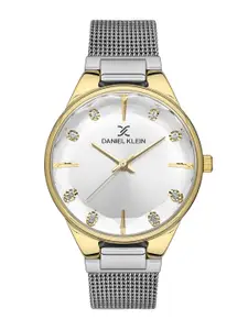 Daniel Klein Women Embellished Dial Bracelet Style Straps Analogue Watch DK.1.13429-4
