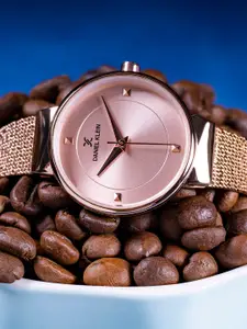 Daniel Klein Fiord Women Rose Gold-Toned Analogue Watch 12046-2