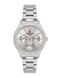 Daniel Klein Women Round Dial & Bracelet Style Straps Quartz Analogue Watch DK.1.13823-1