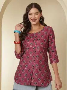 Anouk Rustic Floral Printed Kurti
