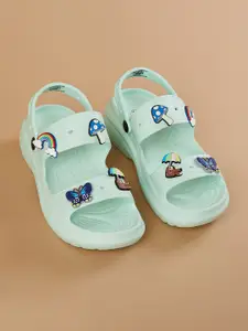 Ginger by Lifestyle Women Striped Rubber Sliders