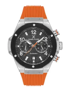 Daniel Klein Men Exclusive Skeleton Dial & Straps Analogue Watch DK.1.13615-4