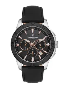 Daniel Klein Men Dial & Leather Straps Analogue Watch DK.1.13893-3