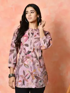 Sangria Women Floral Printed Pure Cotton Kurti
