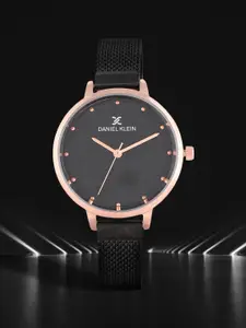 Daniel Klein Women Black Analogue Watch DK11637-6