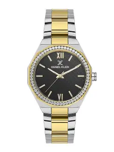 Daniel Klein Women Embellished Dial & Straps Reset Time Analogue Watch DK.1.13490-4