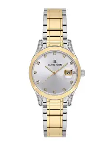 Daniel Klein Women Embellished Dial & Bracelet Style Straps Analogue Watch DK.1.13782-4