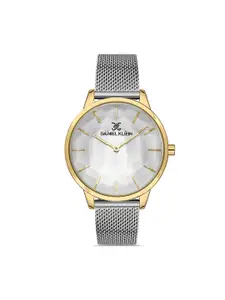 Daniel Klein Premium Women Silver-Toned Dial & Bracelet Strap Analogue Watch DK.1.13226-4