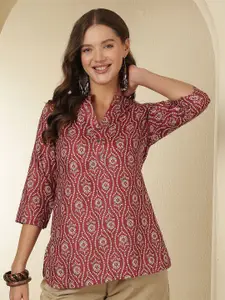 Anouk Rustic Ethnic Motifs Printed Kurti