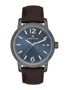 Daniel Klein Men Dial & Leather Straps Analogue Watch DK.1.13798-3