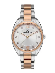 Daniel Klein Women Embellished Dial & Bracelet Style Straps Analogue Watch DK.1.13398-5