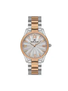 Daniel Klein Premium Women Silver-Toned Dial & Strap Analogue Watch DK 1 13217-4