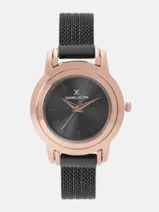 Daniel Klein Premium Women Black Analogue Watch 12061-6