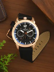 Daniel Klein Men Gunmetal-Toned Analogue Watch DK11378-5