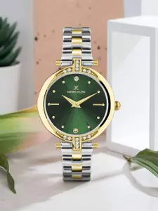 Daniel Klein Women Embellished Dial & Bracelet Style Straps Analogue Watch DK.1.12320-8