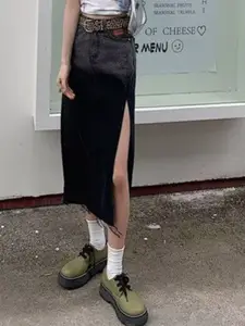 StyleCast x Revolte Straight Midi Skirt