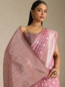 Soch Woven Design Zari Tussar Saree