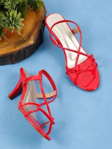Flat n Heels Open Toe Slim Heel Sandals