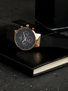 Daniel Klein Exclusive Men Black Multi-Function Watch DK11750-3