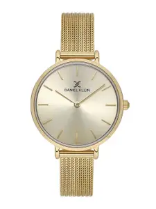 Daniel Klein Women Embellished Dial & Bracelet Style Straps Analogue Watch DK.1.13720-5