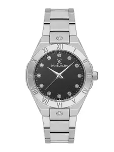 Daniel Klein Women Embellished Bracelet Style Straps Analogue Watch DK.1.13585-2