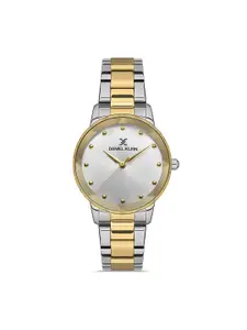 Daniel Klein Premium Women Silver-Toned Dial & Straps Analogue Watch 1.13223-6