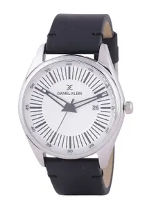 Daniel Klein Men Leather Straps Analogue Display Watch DK12115-1