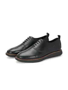 LEGWORK Men Leather Formal Oxfords Shoes