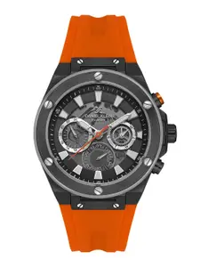 Daniel Klein Men Skeleton Dial & Straps Analogue Watch DK.1.13889-6