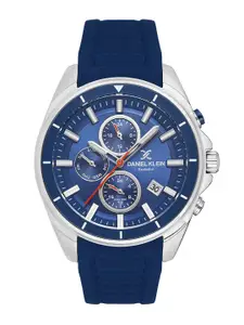 Daniel Klein Men Patterned Dial Straps Analogue Watch DK.1.13551-2