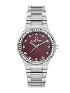 Daniel Klein Women Embellished Dial Bracelet Style Straps Analogue Watch DK.1.13463-2