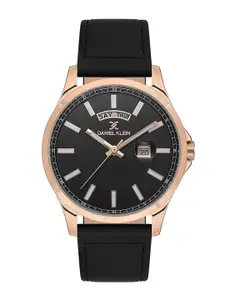Daniel Klein Premium Men Leather Straps Analogue Watch DK.1.13659-5