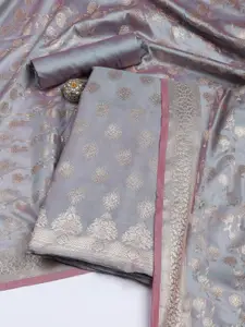 Meena Bazaar Woven Design Art Silk Unstitched Dress Material