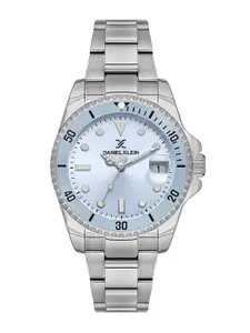Daniel Klein Women Embellished Dial & SS Bracelet Style Straps Analogue Watch DK.1.13880-3