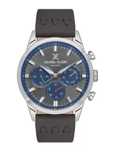 Daniel Klein Men Leather Straps Analogue Watch-DK.1.13546-5