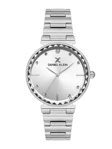 Daniel Klein Women Embellished Dial & Bracelet Style Straps Analogue Watch DK.1.13461-1