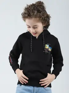 Monte Carlo Boys Printed Hooded Neck Cotton Sweatshirt